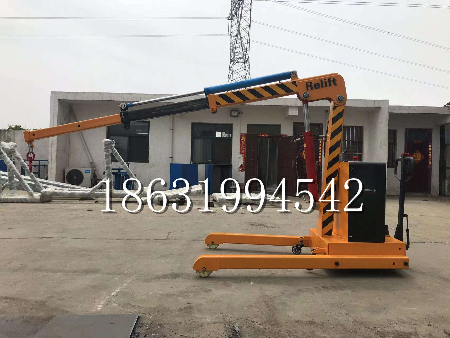 香港特别行政区久征定做3吨三轮随车吊 农用园林绿化移树吊 平板工程用小吊机